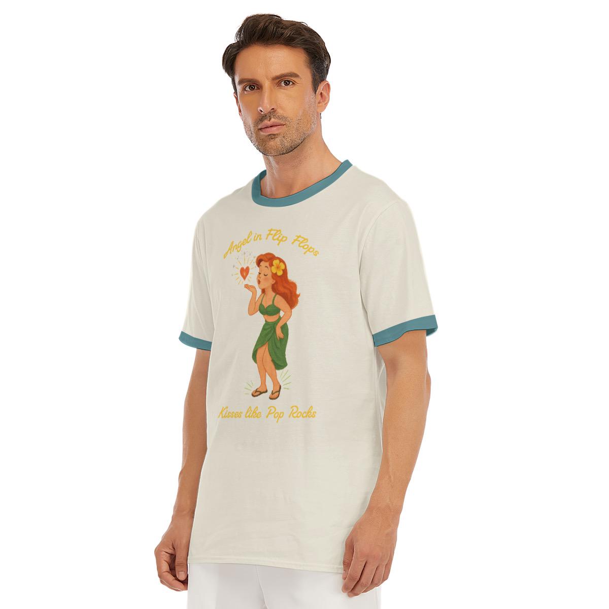 Angel in Flip Flops T-Shirt: Only Murders Inspired Retro Parody