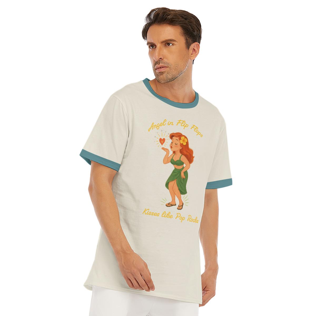 Angel in Flip Flops T-Shirt: Only Murders Inspired Retro Parody