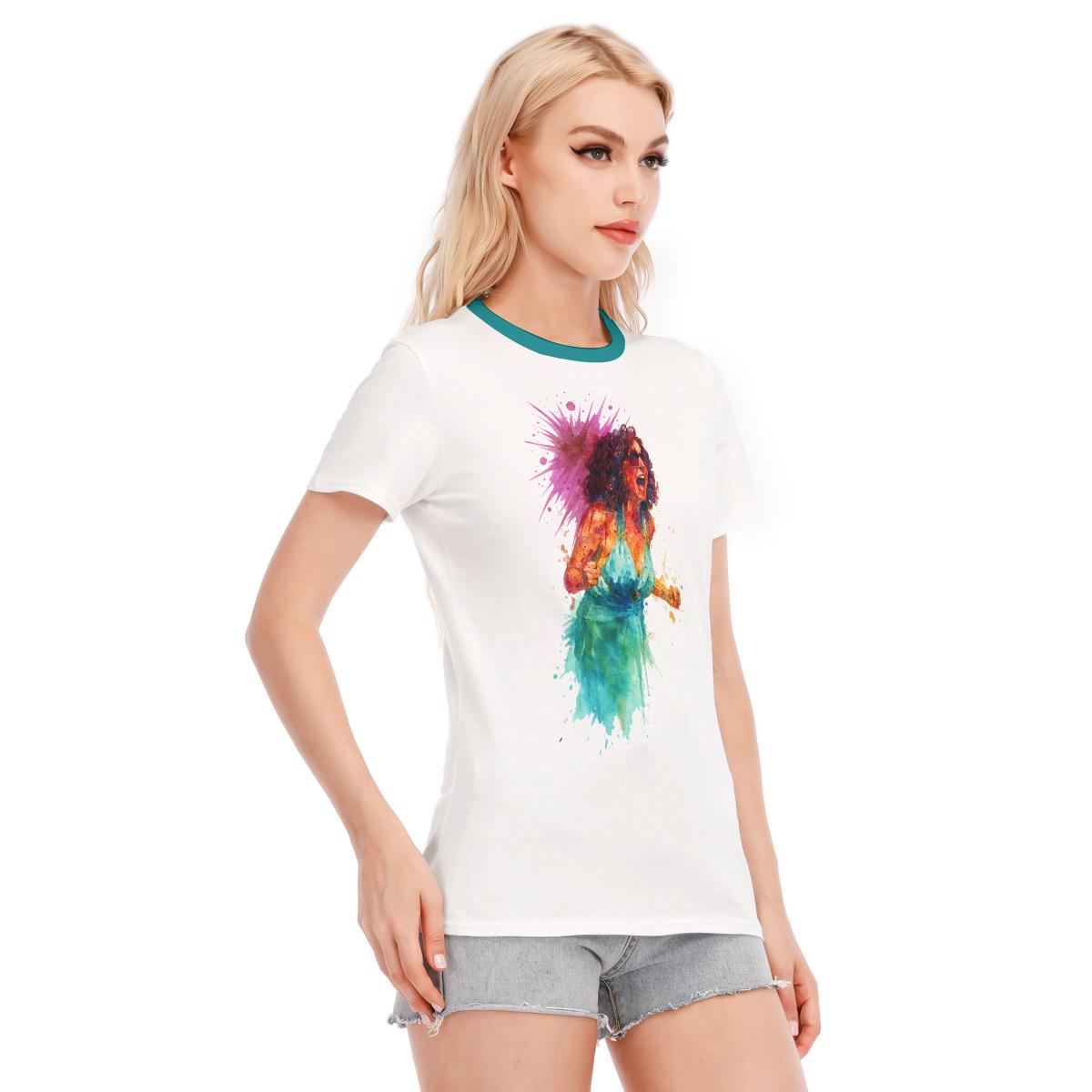 Judy Gemstone Watercolor T-Shirt Inspired by The Righteous Gemstones 190GSM Cotton Fan-made Merch