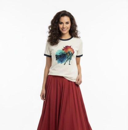 Wealwell Gotch “ROWDY!” T-Shirt | Cloudward Ho Graphic Tee | Dimension 20 Fanmade Merch