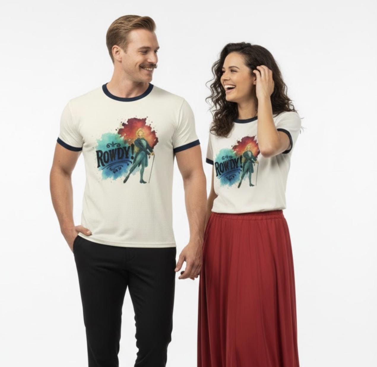 Wealwell Gotch “ROWDY!” T-Shirt | Cloudward Ho Graphic Tee | Dimension 20 Fanmade Merch