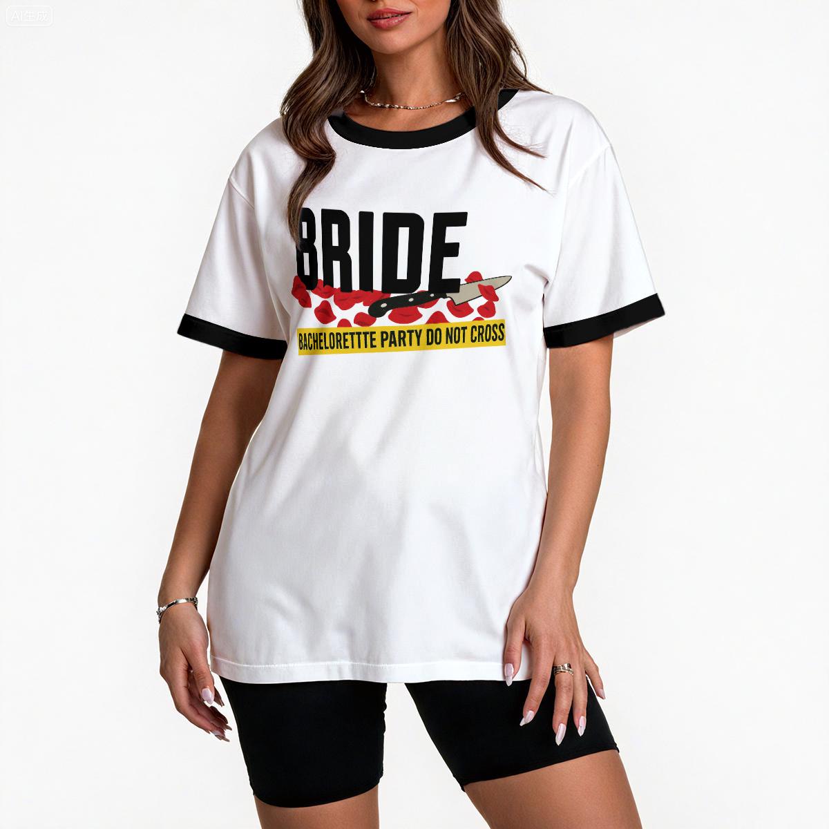 Custom Bachelorette True Crime Party Shirt • Funny Bride Tribe Tee • Bride