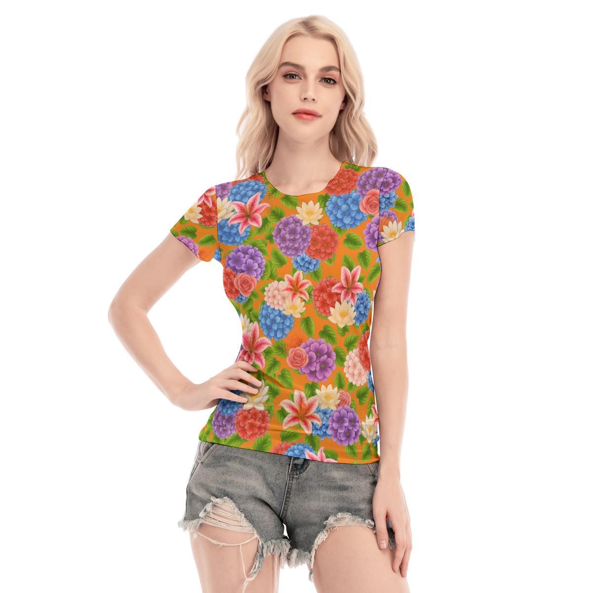 vacation Inspired Resort Wear | Summer in Sicily Mesh Blouse | Fanmade Merch | Daphne Top