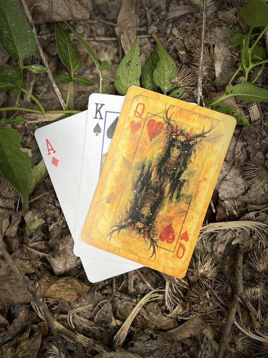 Antler Queen Playing Cards: Fanmade Art Deck