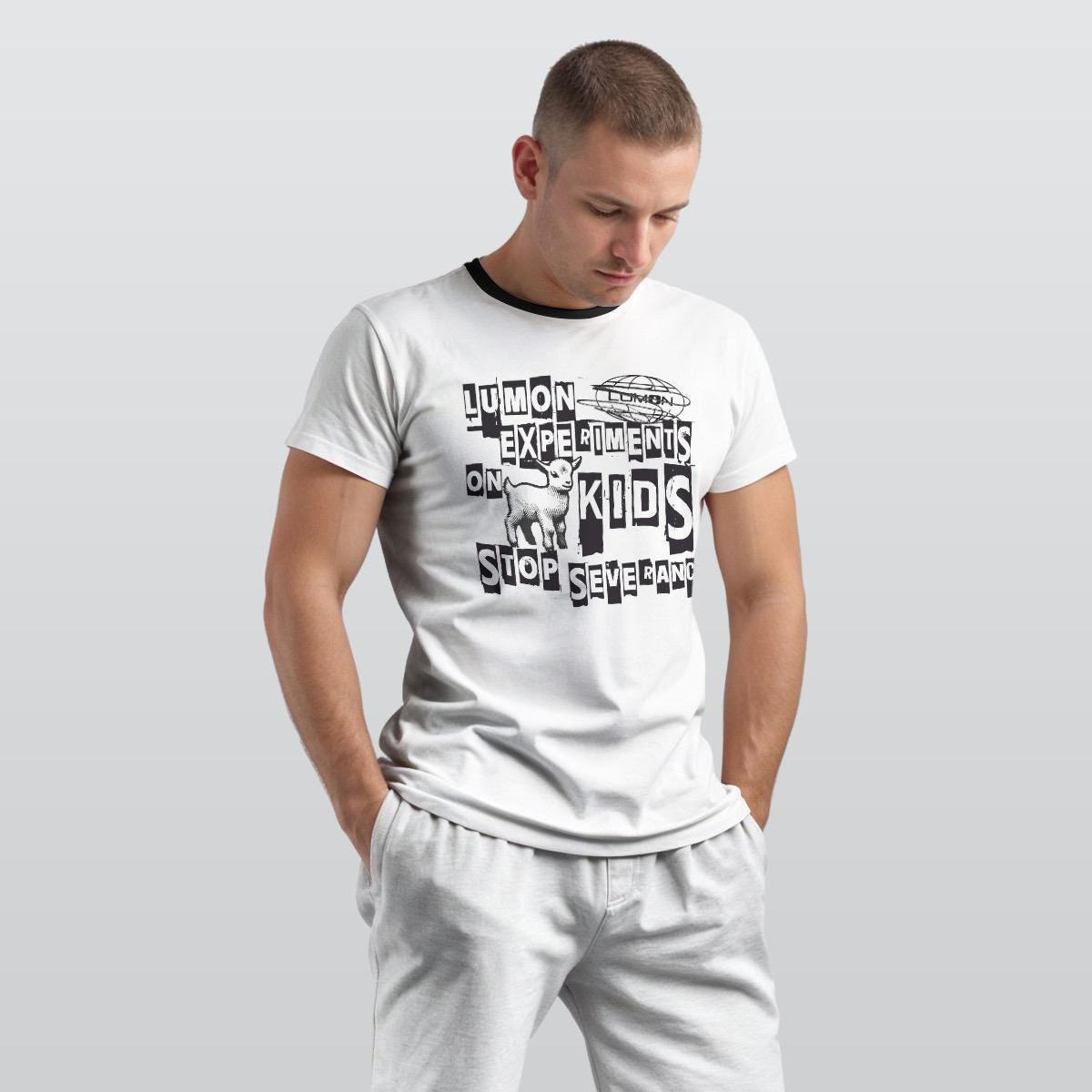 Whole Mind Collective Lumon Goats O-Neck T-Shirt inspired by MDR