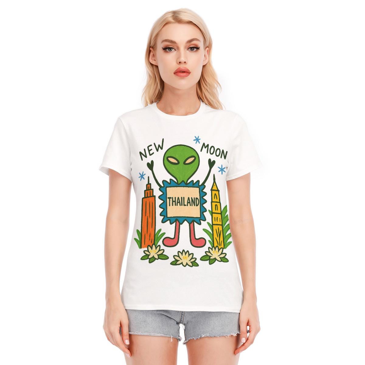 Chelsea's New Moon Cotton T-Shirt inspired by The vacation