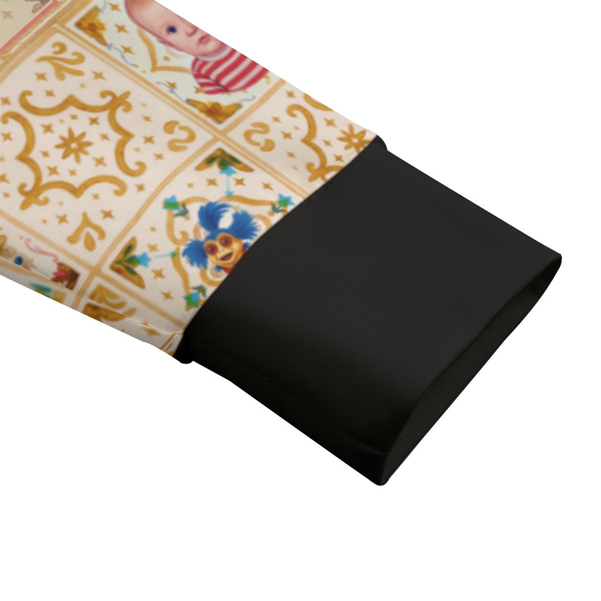 Fanmade Fantasy Maze Inspired Hoodie Crazy Quilt Patchwork  | 1980s Fantasy Parody