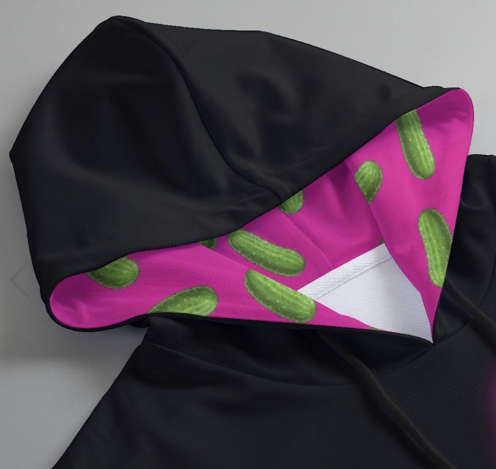 Misbehavin' 1989 Tour Pull Over Hoodie with Pickle Details Inspired by The Righteous Gemstones