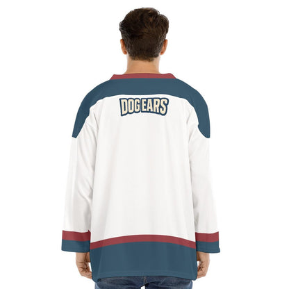 The Dog Ears Hockey Jersey – Reading is My Favorite Sport – Literary Team Spirit Top