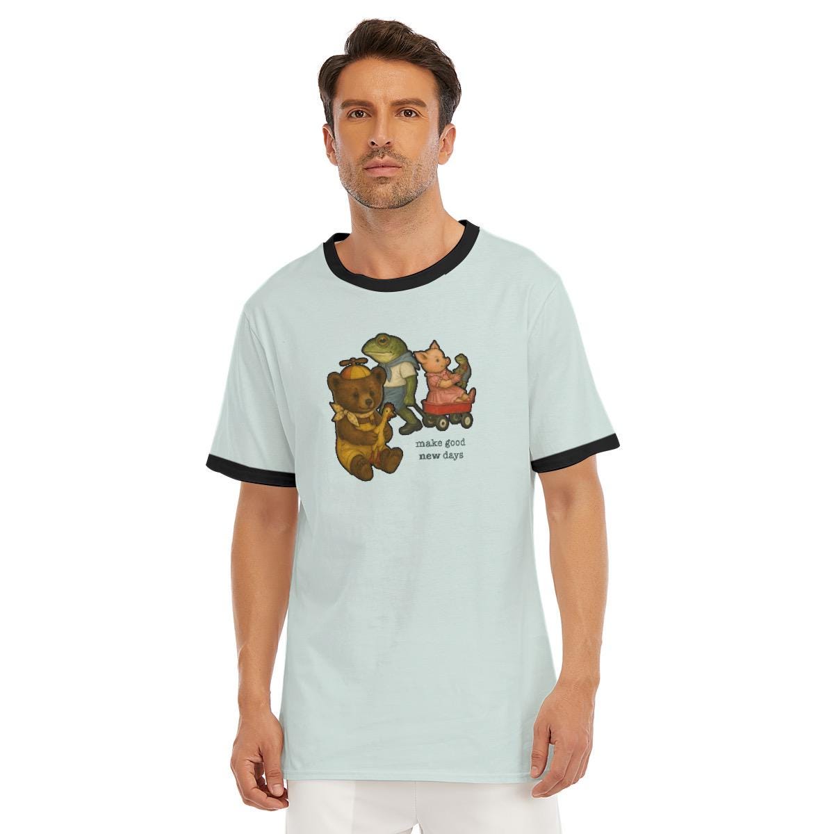 Y2K Cartoon Tribute Tee: 80s-90s Cartoon Nostalgia, Soft Cotton
