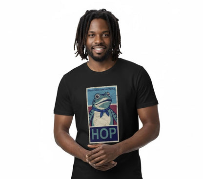 Inflatable Unflappable HOP Protest Shirt • Portland Frog Meme Tee