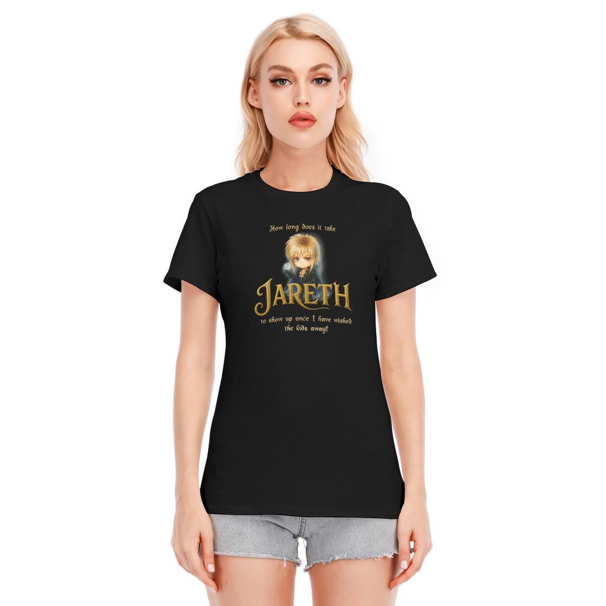 Fantasy Maze Inspired Jareth Goblin King Shirt – Funny 80s Fantasy Parody Tee, Fanmade Merch