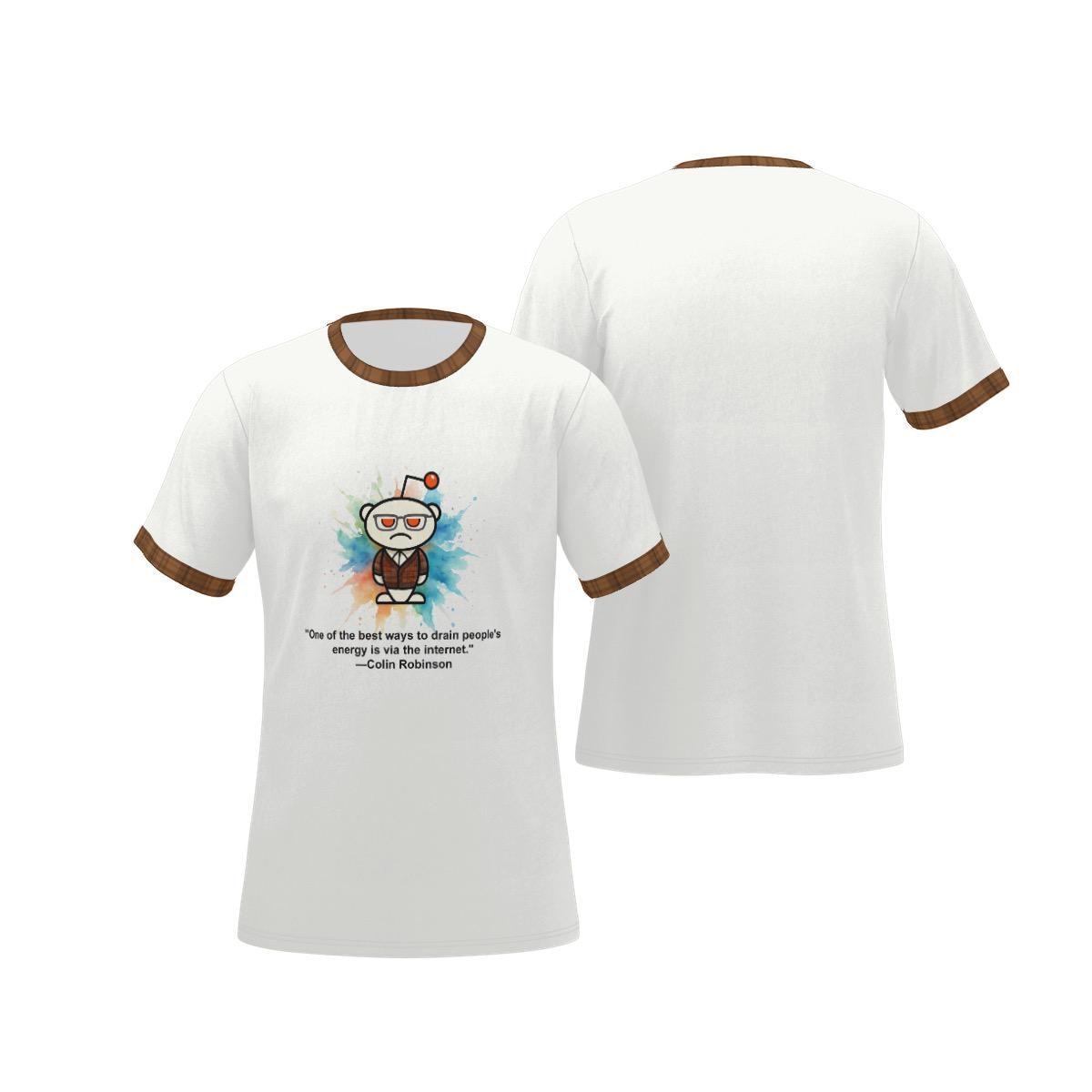 Colin Robinson Energy Vampire Shirt | WWDITS Parody Tee | Funny Reddit Snoo Mashup T-Shirt