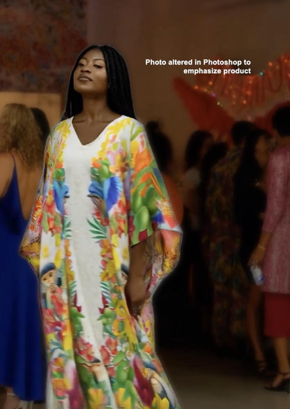 Can't I Just Be Rich Cosplay Kaftan | vacation Inspired Parody Belinda Costume