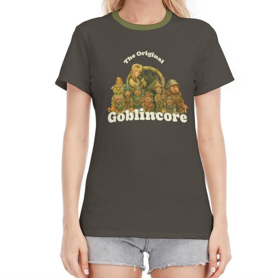 The Original Goblincore T-Shirt – Jareth Goblin King Fantasy Maze Inspired Parody Tee, 80s Gift