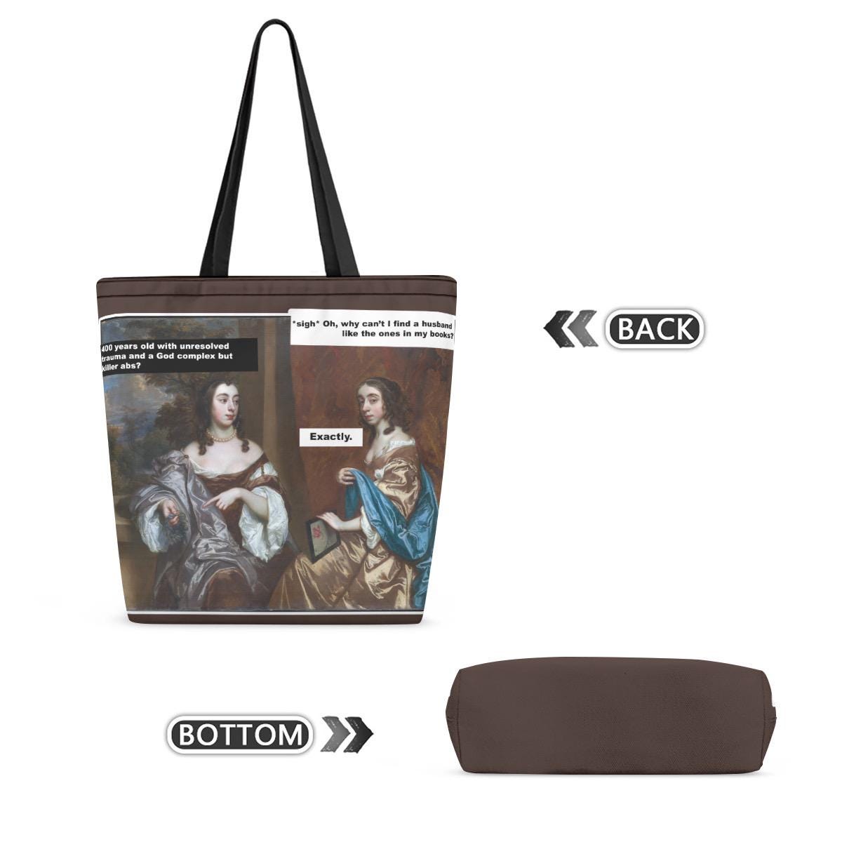 Romantasy Book Boyfriends Canvas Tote – Funny Book Lover Bag