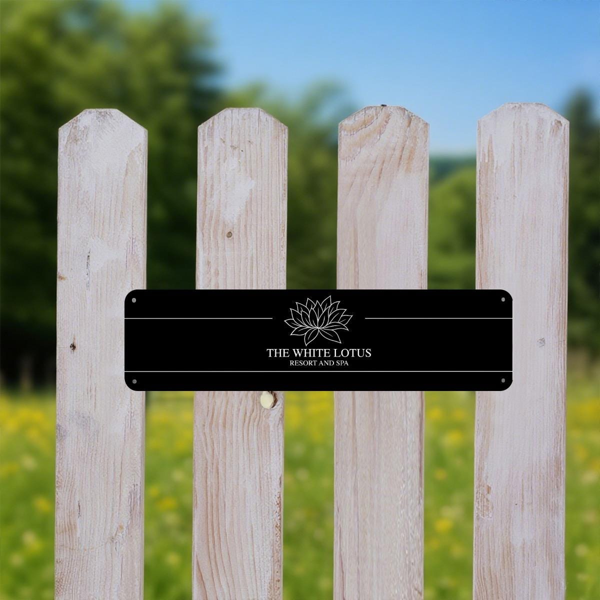 vacation Inspired Aluminum Sign – Resort Party Sign for Bachelorette, Wedding or TV-Themed Event