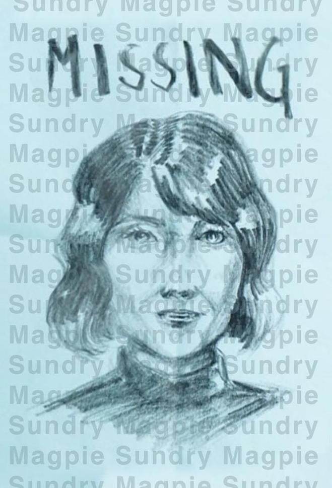 Ms. Casey Missing Poster MDR Inspired Magnet