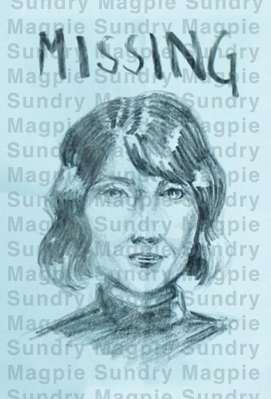 Ms. Casey Missing Poster MDR Inspired Magnet