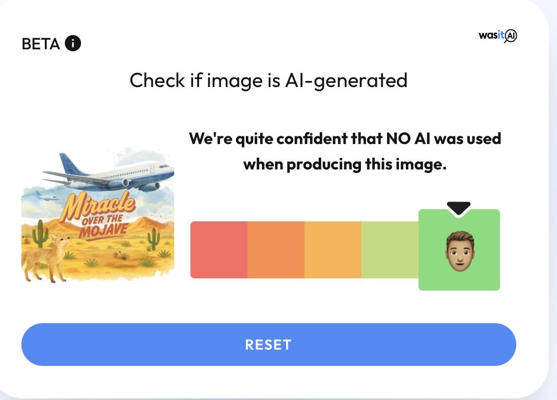 Miracle over the Mojave Travel Shirt  Parody Fan-made Merch