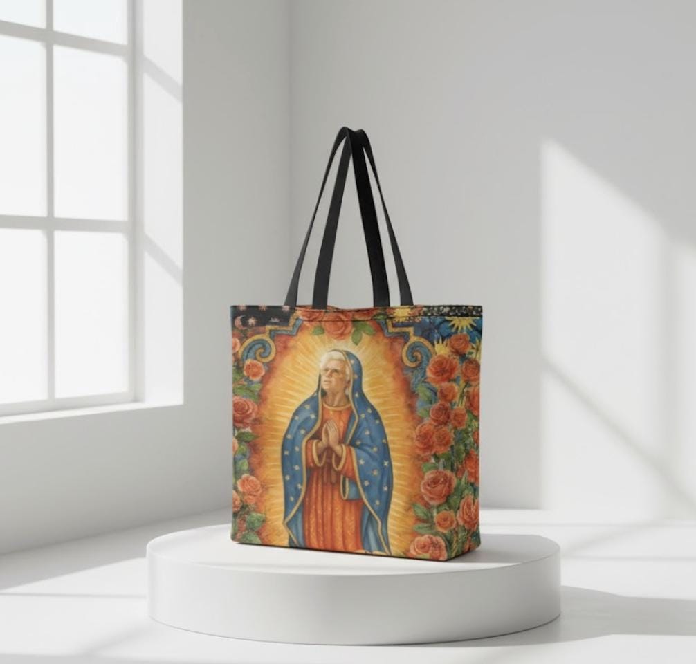 Baby Billy Patchwork Shopping Bag Parody Inspired By The Righteous family Fanmade Merch