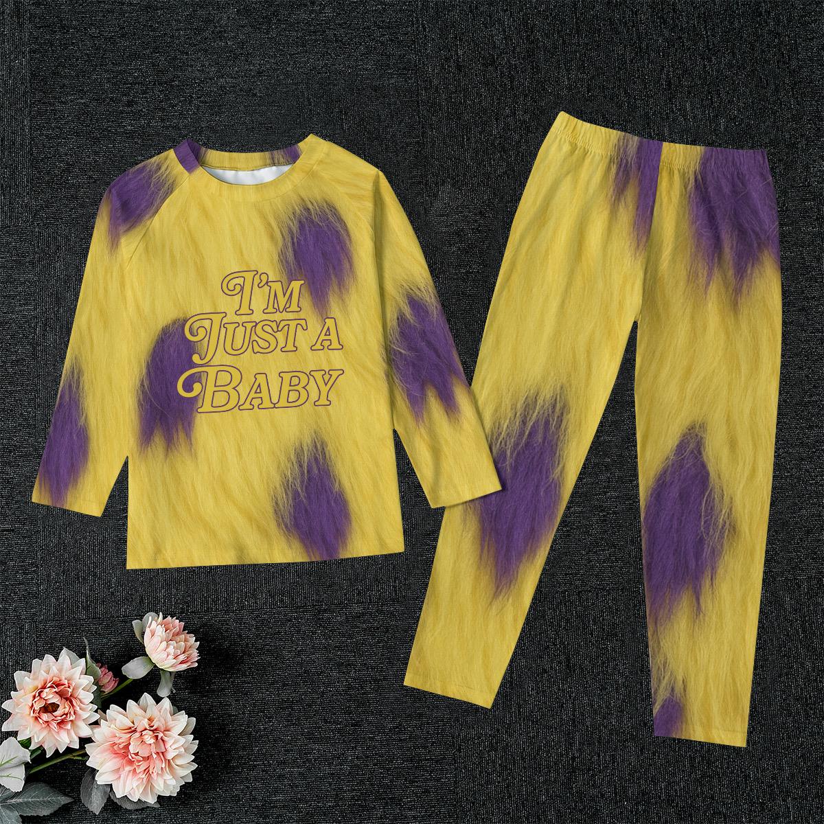 Spencer 'Just a Baby' Pajamas: Dropout TV Inspired Kids Cosplay Child Size