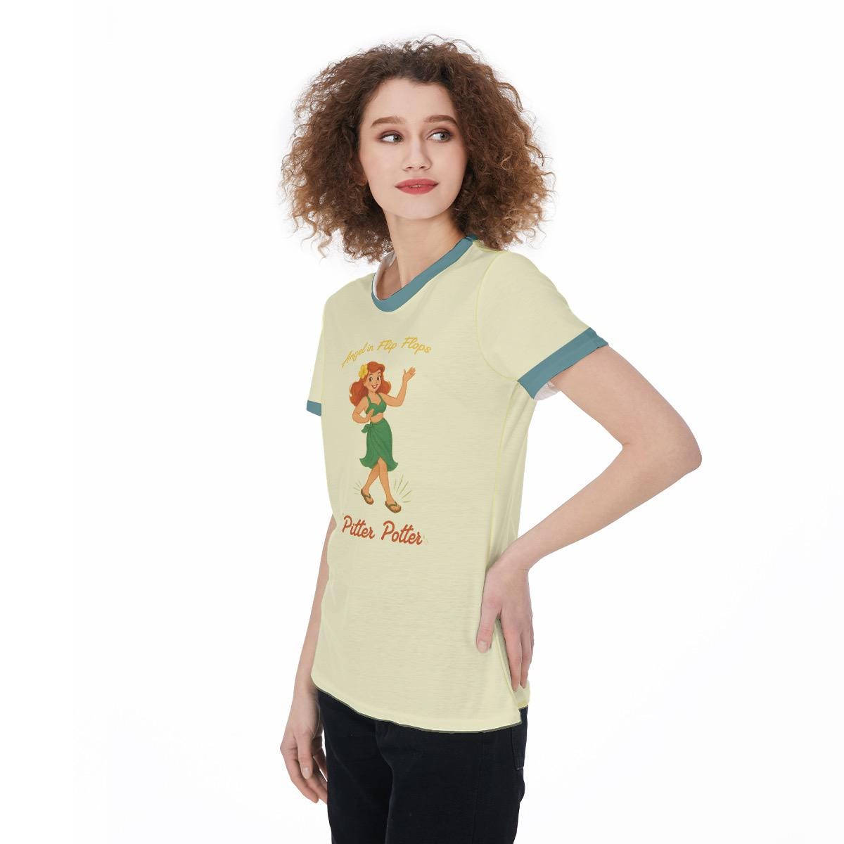 Angel in Flip Flops Parody T-Shirt - Only Murders Inspired Retro Tee