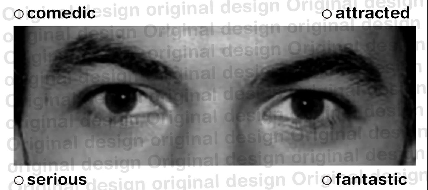 Nathan Fielder Inspired T-Shirt: Eye/Emotion Test, 100% Cotton Long Sleeve