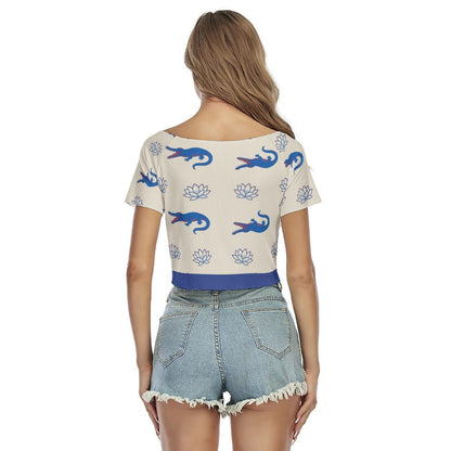 vacation Resort Wear | Lochy Alligator Crop Top | Fanmade Season 3 Parody Shirt