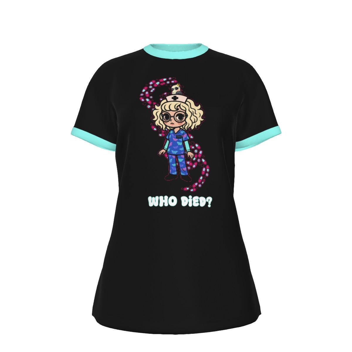 Kawaii Goth Misty Quigley Tee: Antler Queen Fan Merch