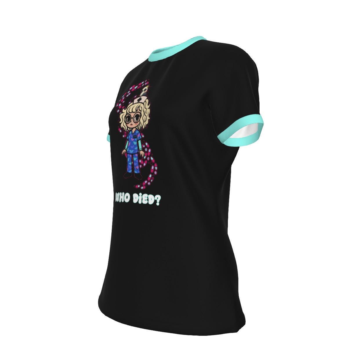 Kawaii Goth Misty Quigley Tee: Antler Queen Fan Merch