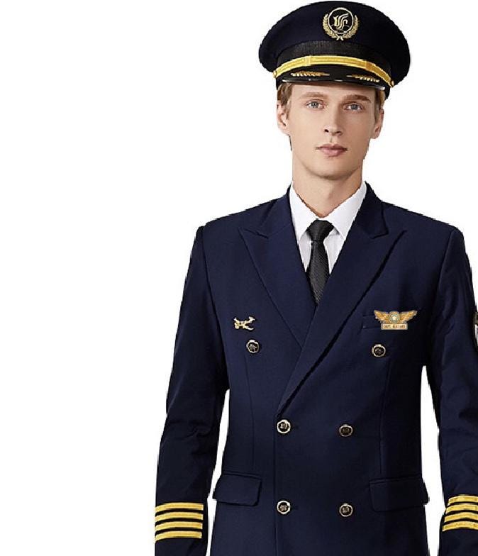 Captain Allears Wings Pin - Inspired by Nathan Fielder and The Rehearsal Parody Fan Made Merch