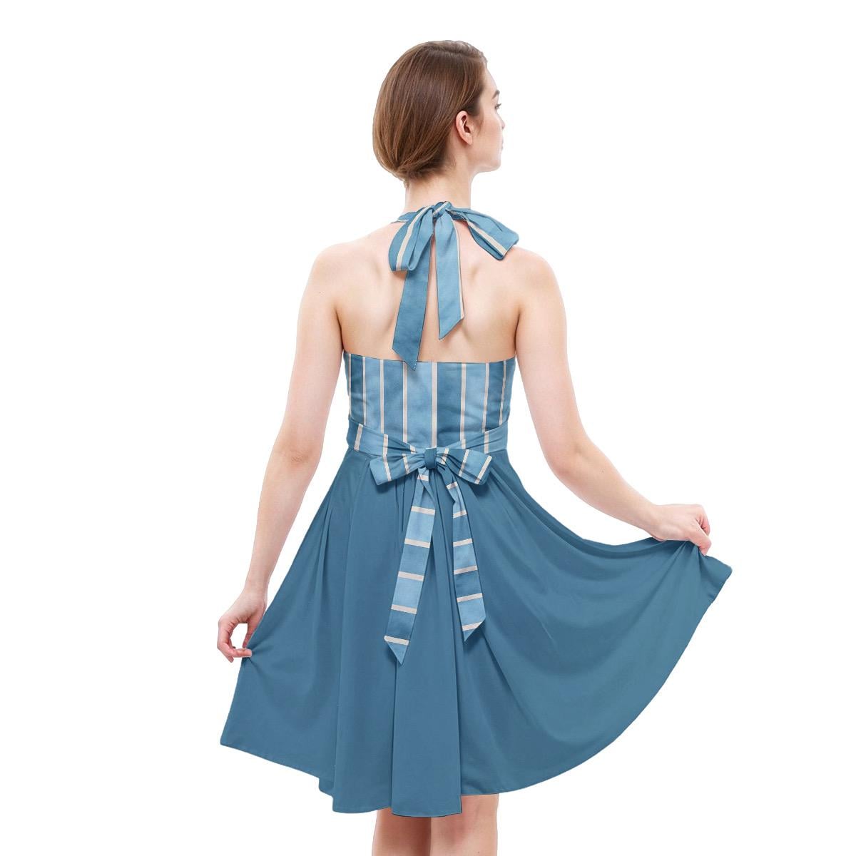 Flying Monkey Halter Dress: 1950s Retro Wizard of Oz Skater Dress