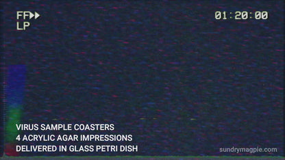 Pluribus Viral Sample Coaster Set in Petri Dish